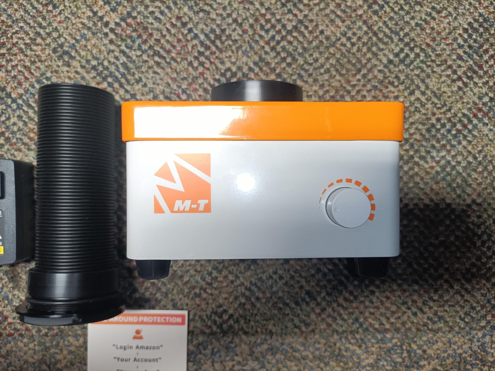 M-T Solder Fume Extractor, 80W 168m³/h Strong Suction Smoke Absorber with Carbon or HEPA Filter, 3-speed Adjustment for Soldering, Welding, 3D Printing customer photo 2