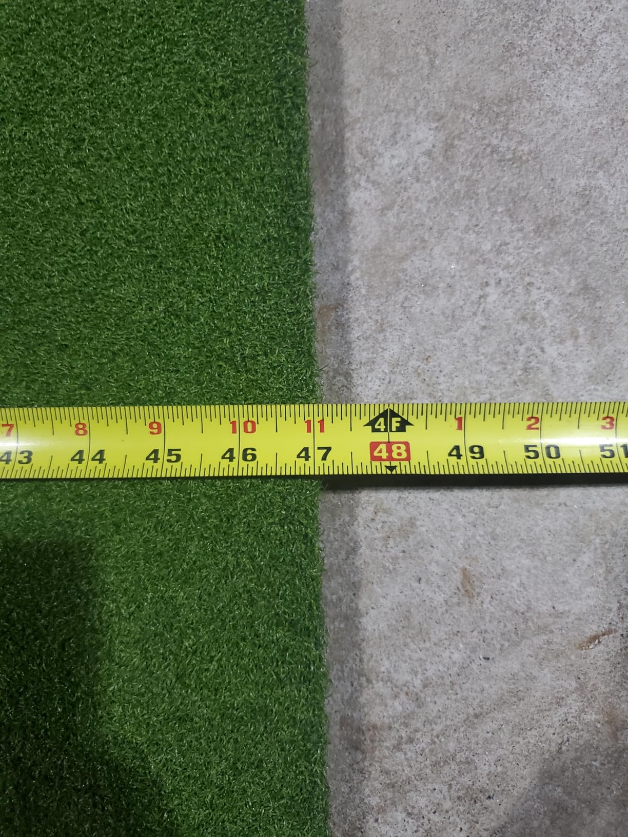 Golf Mat 31mm, 5x4ft/5x5ft Premium Golf Hitting Mat Outdoor Indoor | Golf Practice Mat for Driving Training, High-Elasticity Artificial Turf, Thickened EVA Material, Backyard Simulator Use customer photo 1