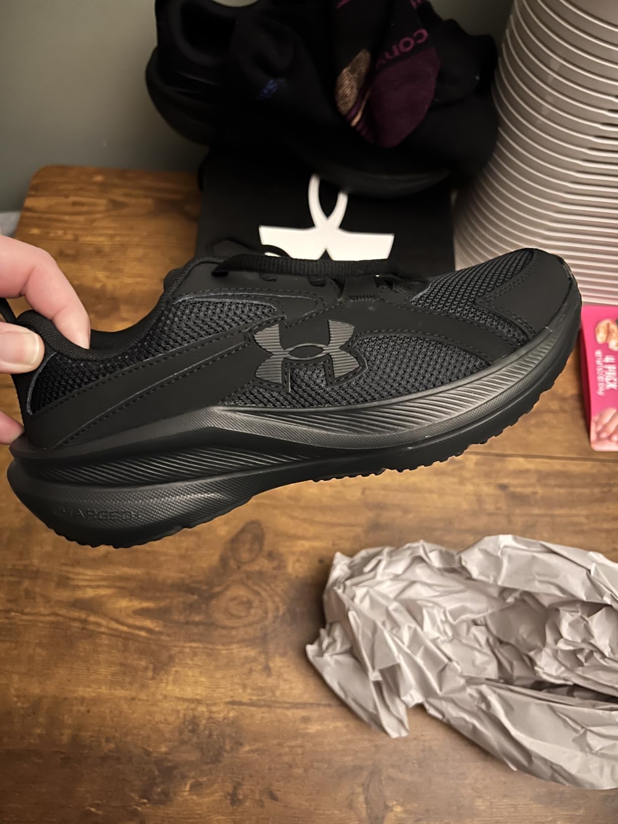 Under Armour Kids Charged Assert 11 (Big Kid) customer photo 2