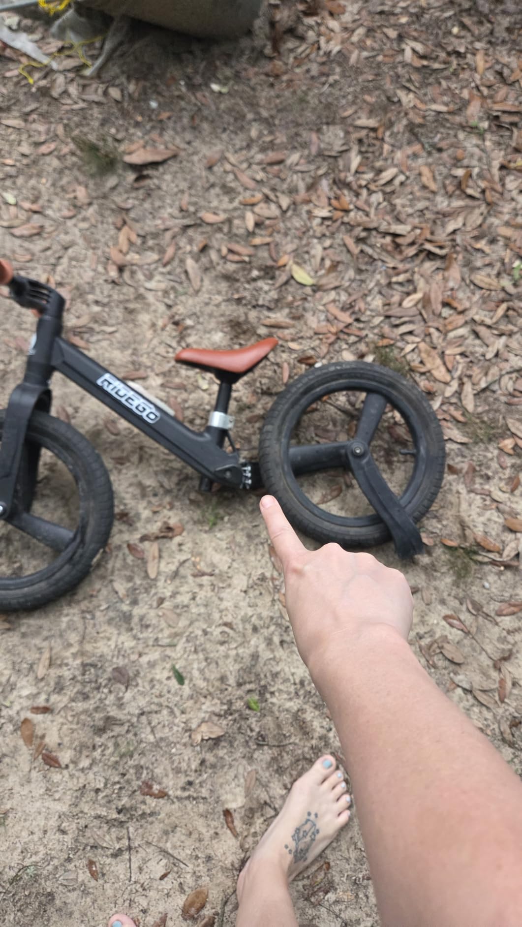 Ridego 14 Inch Balance Bike for Kids 3-6 Year Old, Lightweight Kids Bike with Adjustable Seat, Push Bicycle with Air Rubber Tires, Ride-on Toys Birthday Gift customer photo 1