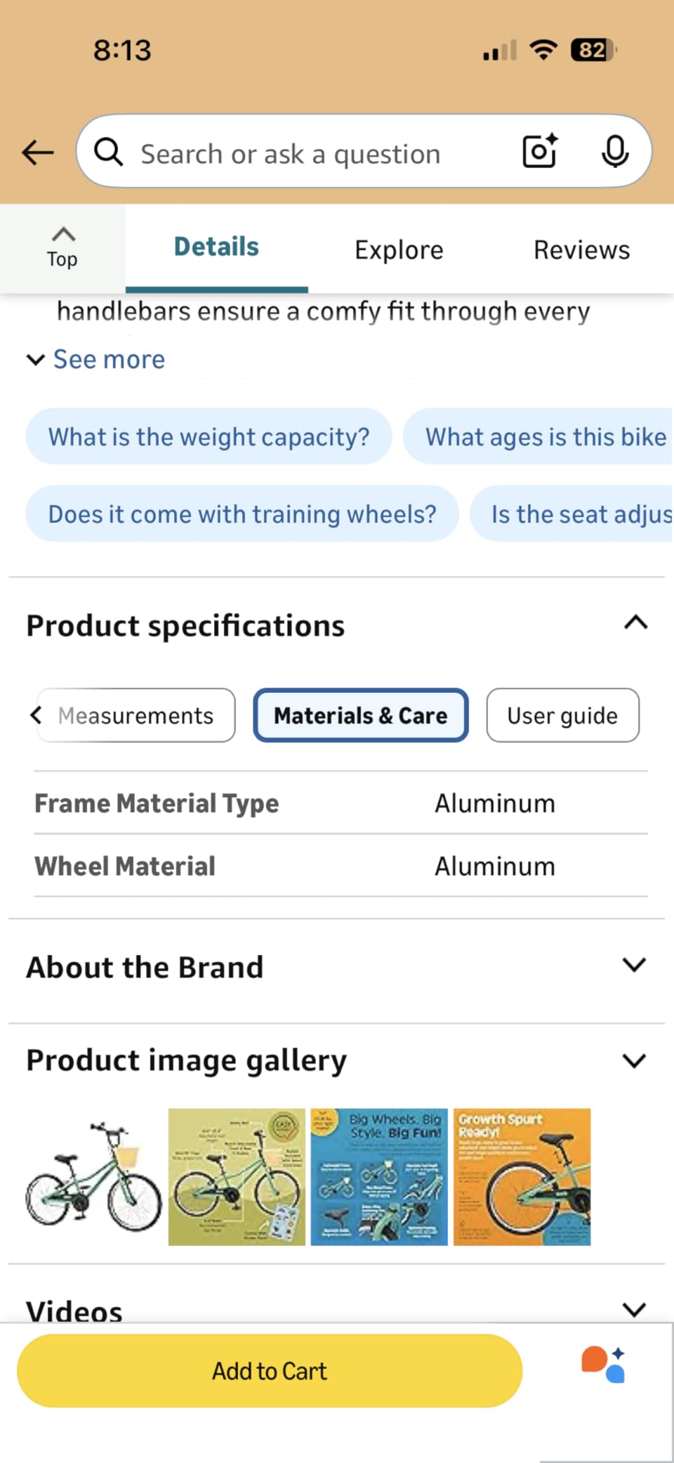 Retrospec Koda Plus Kids Bike for Boys & Girls Ages 6-8 Years - Children's Bicycle, Adjustable Seat & Handlebars customer photo 1