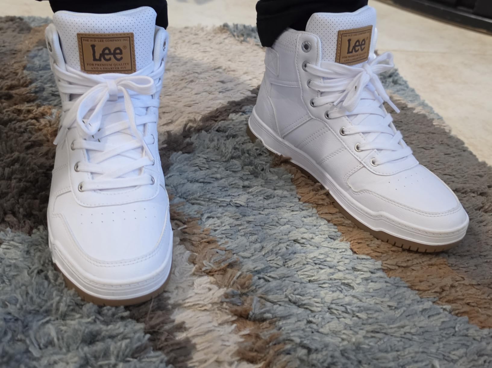 Lee Men's Noah Hi Retro Court Fashion Sneaker customer photo 1