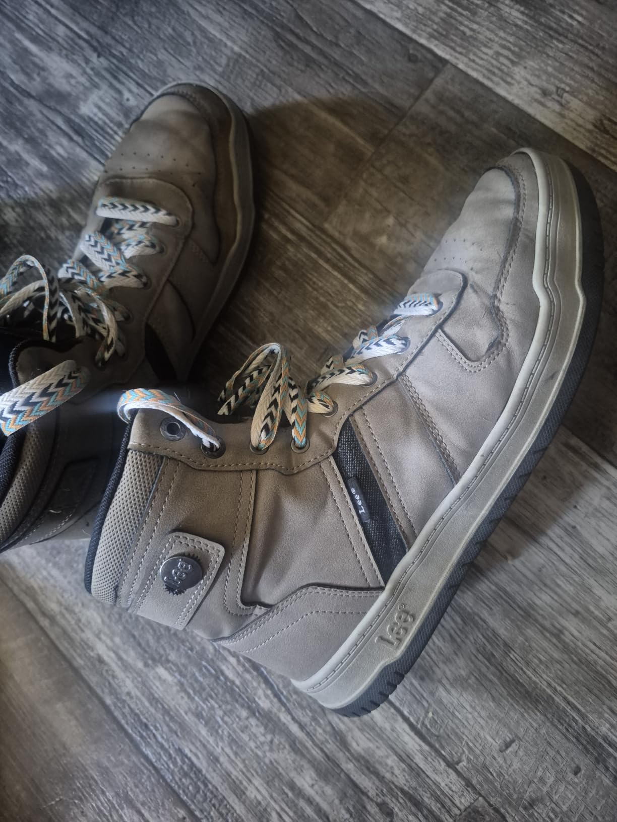 Lee Men's Noah Hi Retro Court Fashion Sneaker customer photo 2