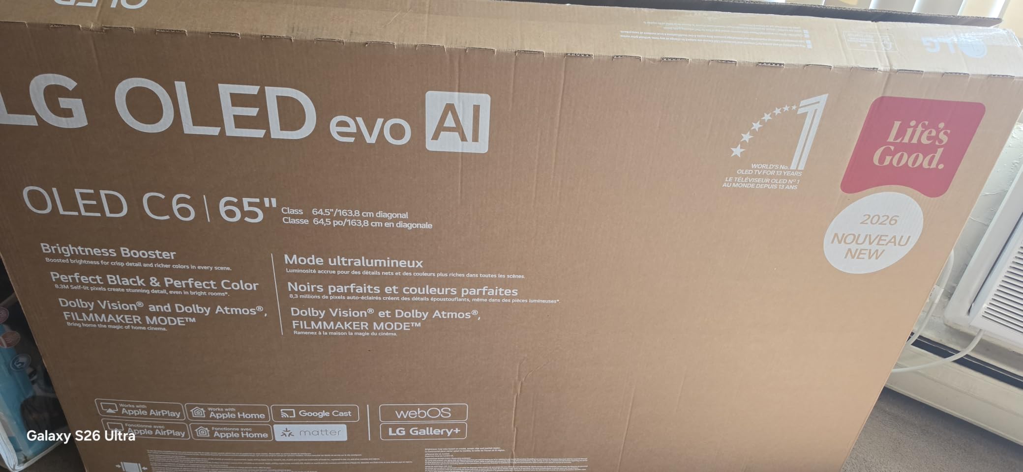 LG 65-Inch Class OLED evo AI 4K C5 Series Smart TV w/Dolby Atmos, Dolby Vision, HDR10, AI Super Upscaling 4K, Filmmaker Mode, Wow Orchestra, Alexa Built-in (OLED65C5PUA, 2025) customer photo 2