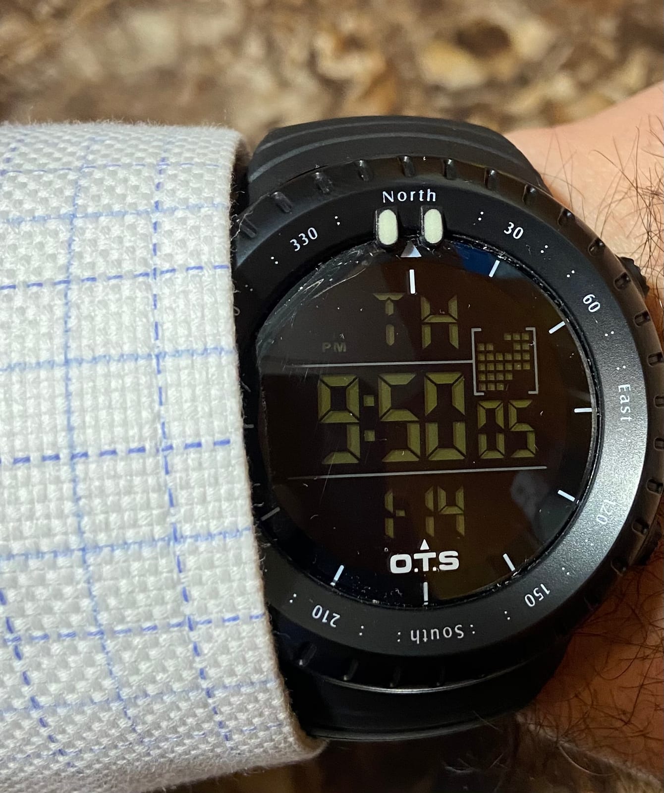 Men's Digital Sports Watch Waterproof Tactical Watch with LED Backlight customer photo 1