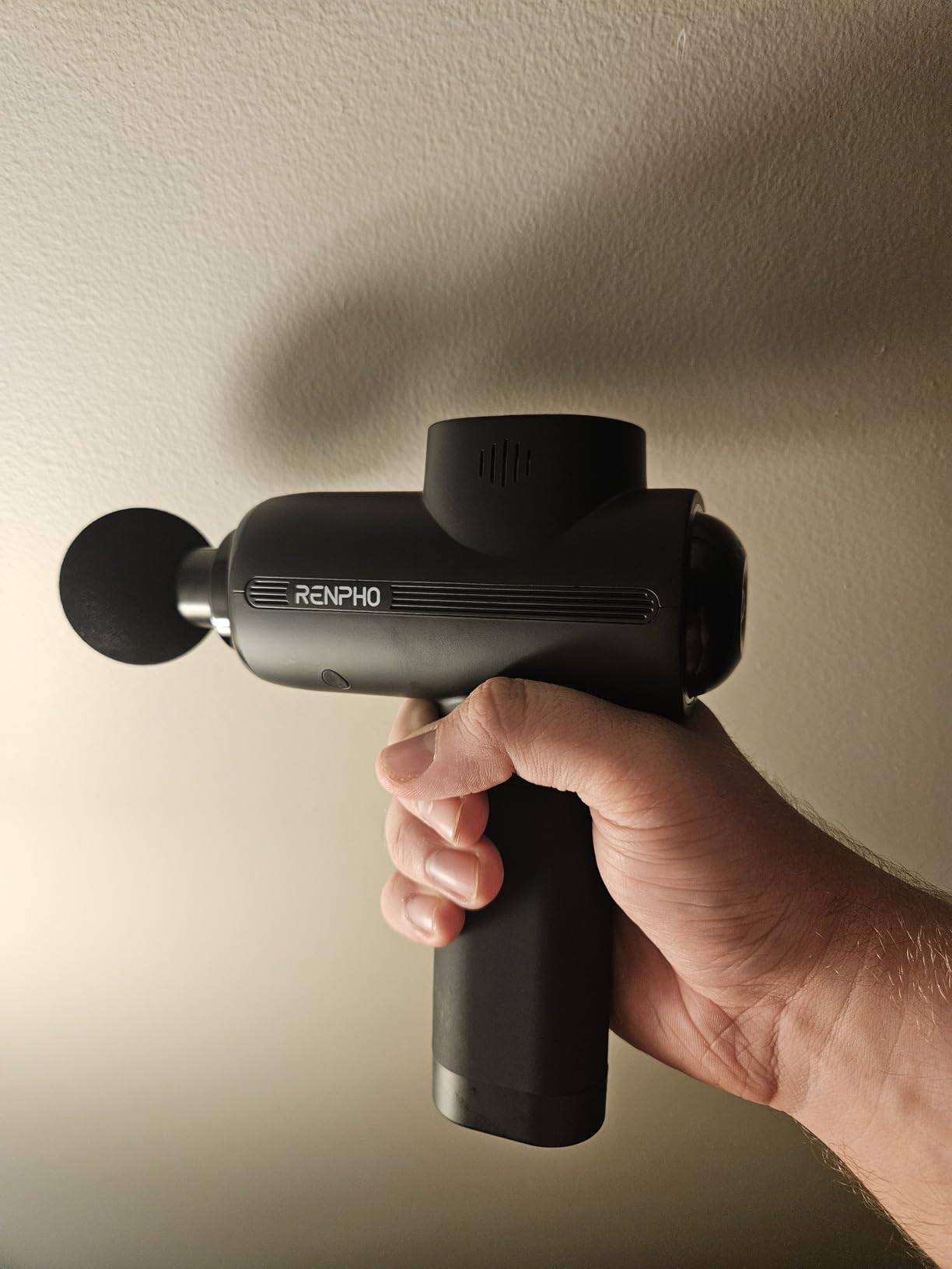 RENPHO Active Massage Gun Deep Tissue, Percussion Handheld Neck Massager customer photo 2