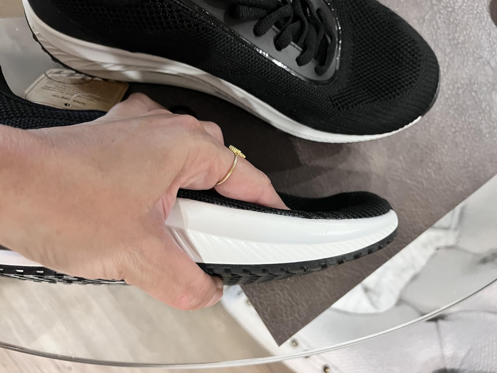 SURRAY Arch Support Women Tennis Walking Sneakers Plantar Fasciitis Relief customer photo 2