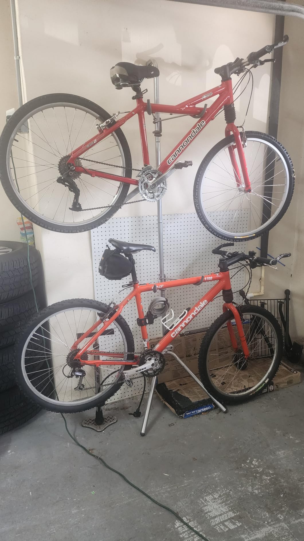 Delta Wall Ride Bike Rack Wall Mount with Tire Wall Guard Cycle - Vertical Bike Mount Holds Up to 100 lbs - Fully Adjustable Vertical Hanger Hook Design Provides Easy Bicycle Storage Access customer photo 2