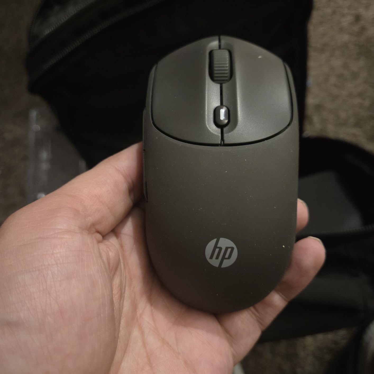 HP 400 Quiet Wireless Mouse, Dual Bluetooth & 2.4GHz, Soft Silicone, Quiet Clicks, Microsoft Wheel, 24-Month Battery, 6000 DPI, Ambidextrous, Eco-Friendly Design, Multi-OS, Maple customer photo 1