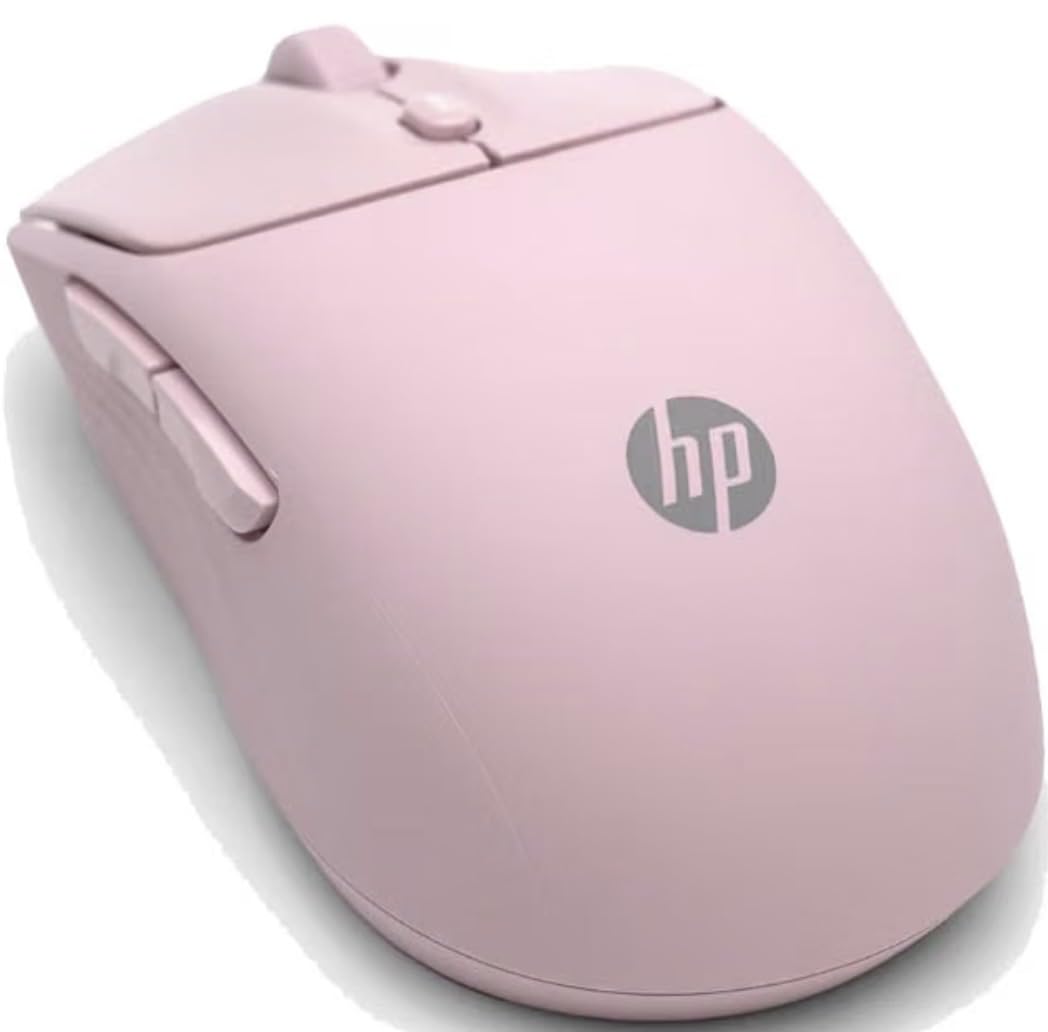 HP 400 Quiet Wireless Mouse, Dual Bluetooth & 2.4GHz, Soft Silicone, Quiet Clicks, Microsoft Wheel, 24-Month Battery, 6000 DPI, Ambidextrous, Eco-Friendly Design, Multi-OS, Maple customer photo 2