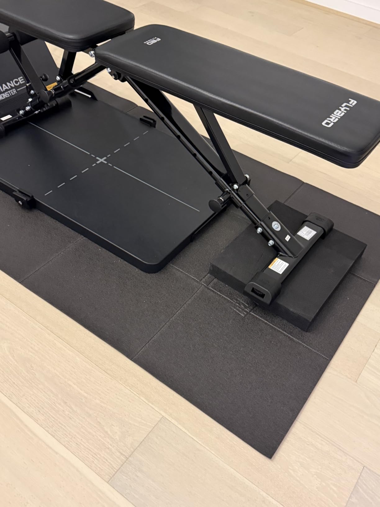 Treadmill Mat for Carpet & Hardwood Floors, 79''x39'', Under Equipment Mat | Non-Slip, Waterproof, Noise & Shock Absorbing: For treadmills, walking pads and exercise bikes on carpet or hardwood customer photo 1
