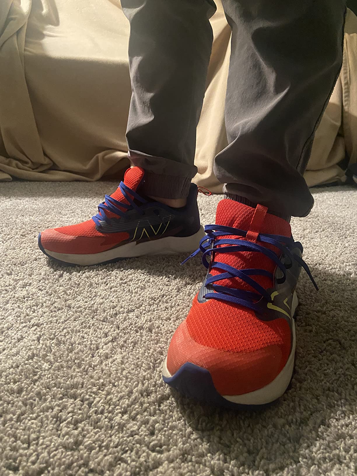New Balance Kids' Rave Run V2 Lace-Up Running Shoes customer photo 2