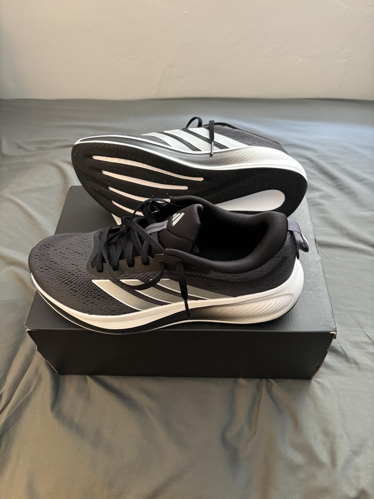 adidas Mens Response Pace Sneakers Shoes - Blue customer photo 1