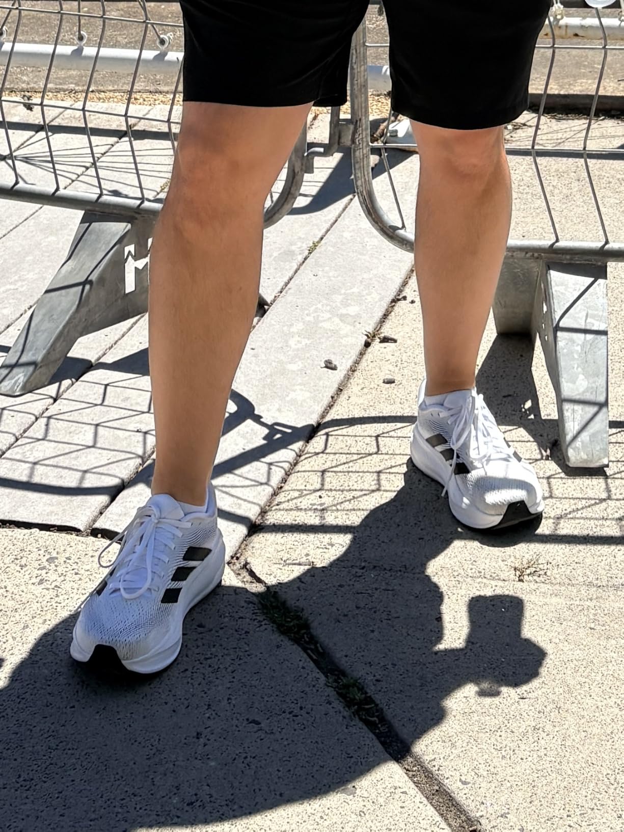 adidas Mens Response Pace Sneakers Shoes - Blue customer photo 2