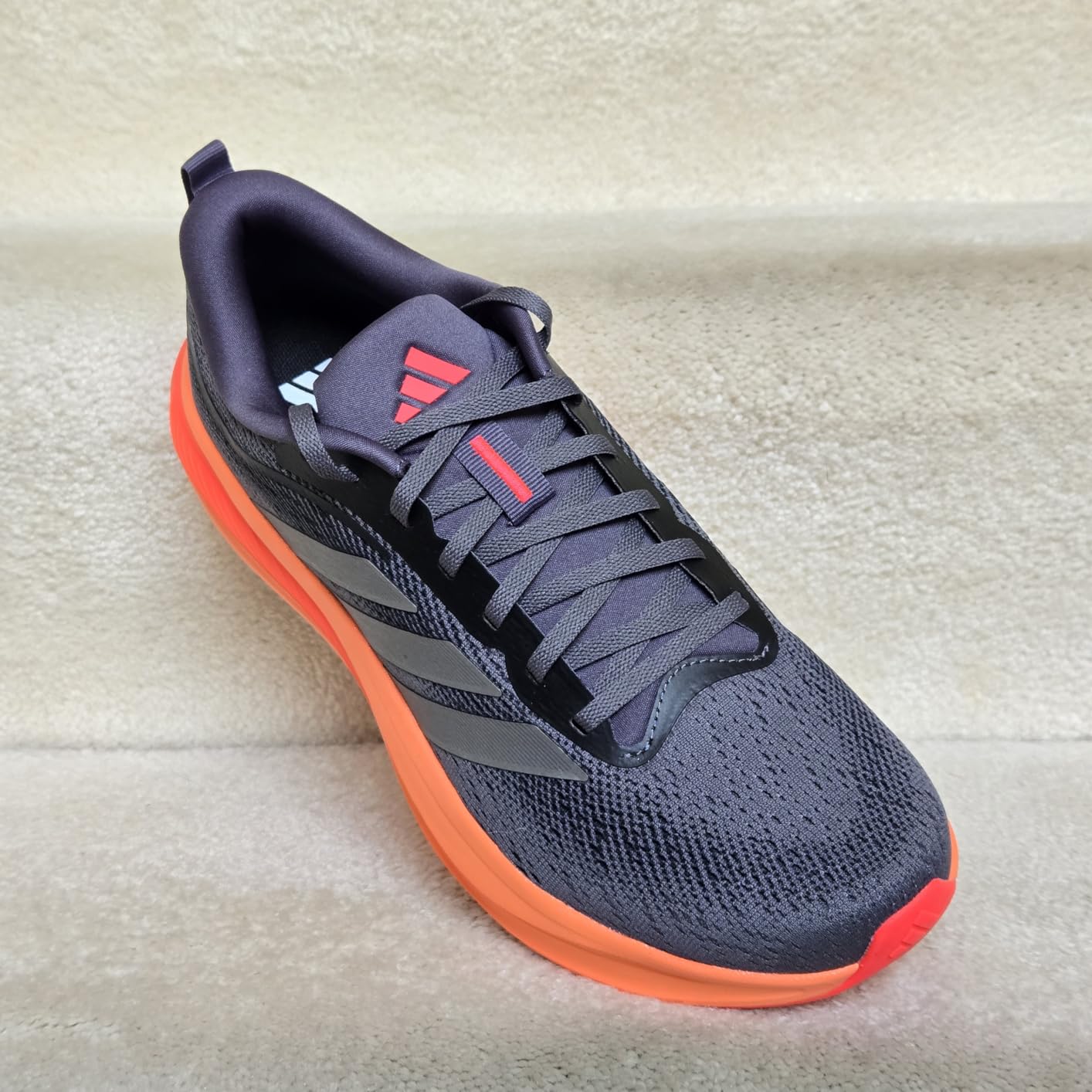 adidas Mens Response Pace Sneakers Shoes - Blue customer photo 1
