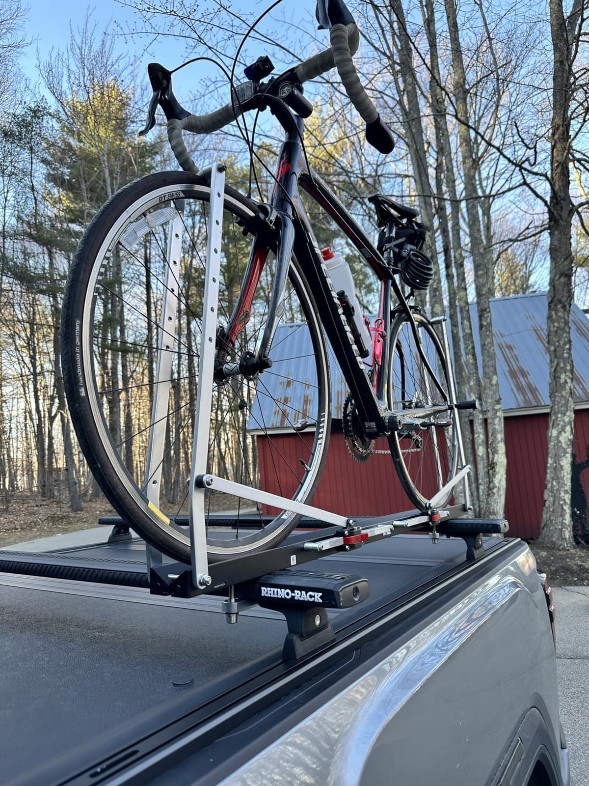 Rapid Roof Rack for Bike/Cycle - Payload: 34kg/75lb - 1-Bike Aluminum Tray for Van, Camper, Passenger Vehicle & RV/Travel Trailer, Fits 16
