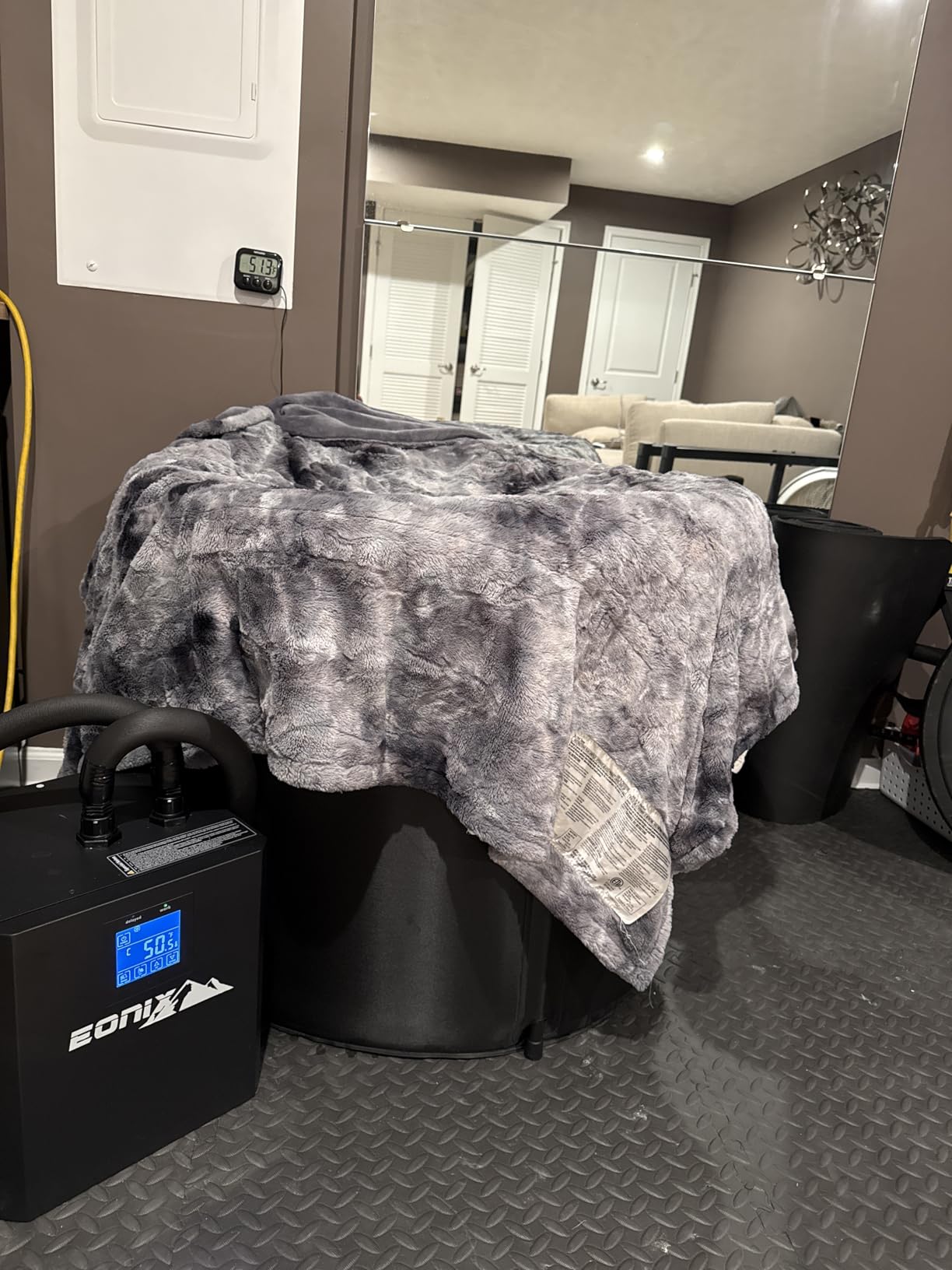 The Pod Company Standard Water Chiller – 1/3 HP – 41°F Cold Plunge Cooling System – Compact, Energy-Efficient, and Ideal for Daily Home Use – Compatible with Ice Pod Pro & Long Pod customer photo 1