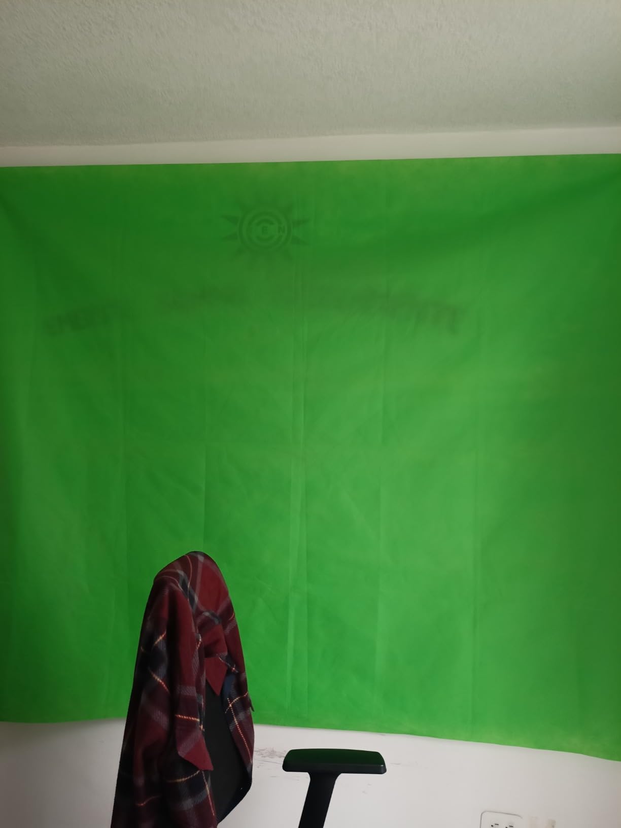 EMART Blue Green Screen Backdrop Kit, 5x6.5ft Portable T-Shape customer photo 2