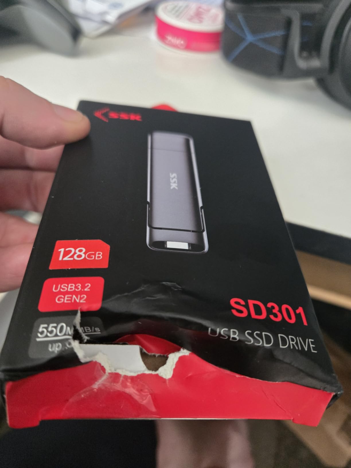 SSK 1TB USB C Flash Thumb Drive up to 550MB/s Dual USB C+A Memory Stick customer photo 1