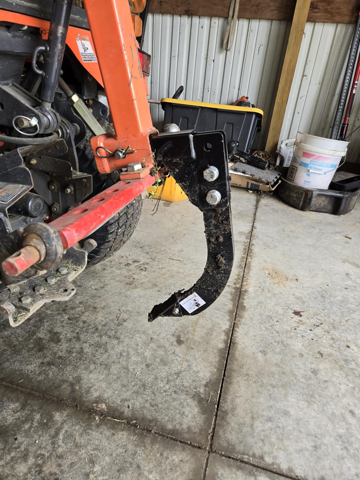 Pipelayer Attachment fit 3-Point Lawn Tractor ATV UTV, Light Duty Flexible Pipe Laying Tool for Irrigation Pipes and Underground Wires Hoses customer photo 1