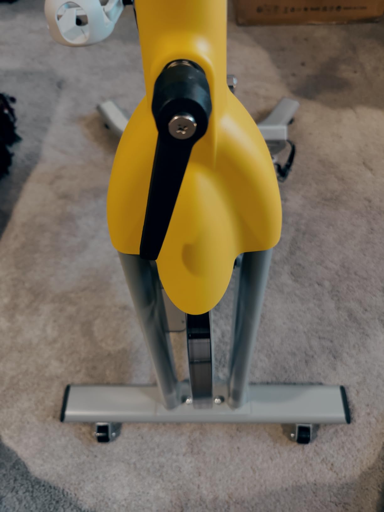 Exercise Bikes for Home, Spin Bike with Adjustable Magnetic, Brake Pad Resistance Silent Belt Drive customer photo 2
