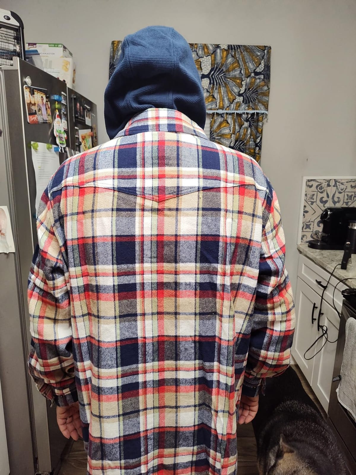 Field & Stream Men's Widgeon Waffle Hooded Flannel Shirt customer photo 2