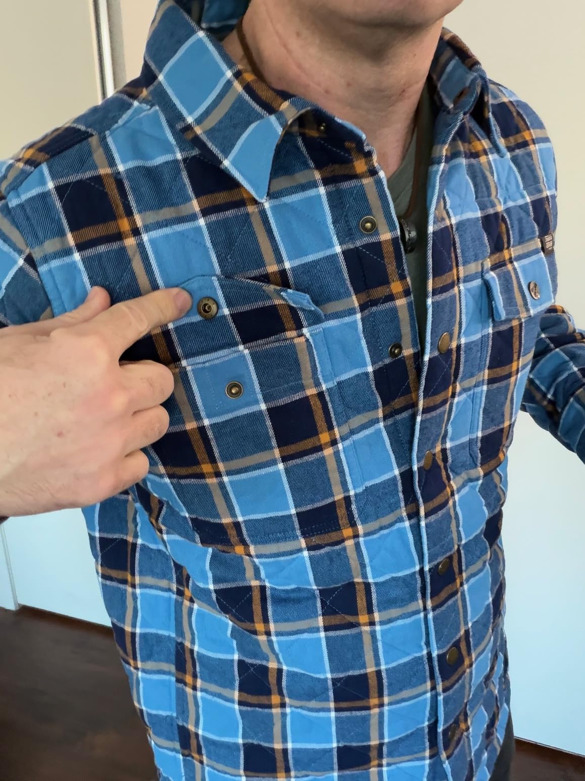Field & Stream Men's Tinkhamtown Quilted Shirt Jacket customer photo 2