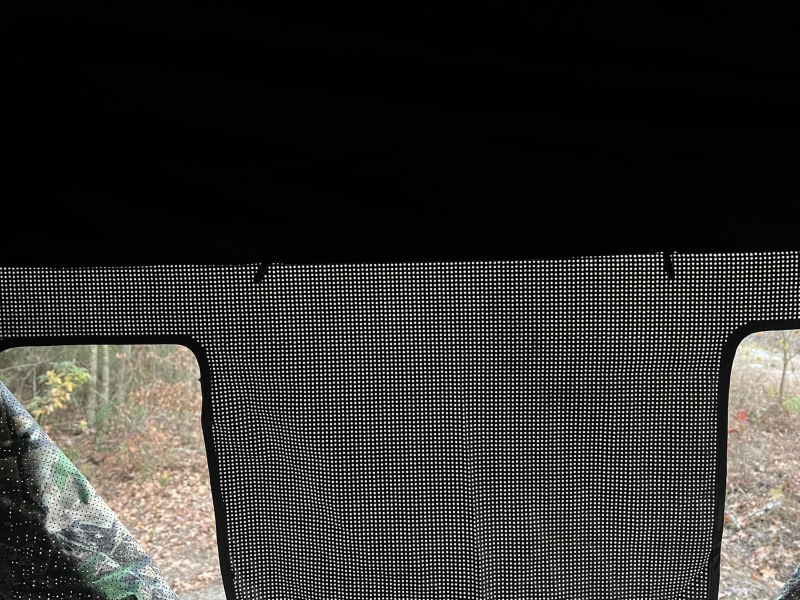 5/6FT Hunting Stand with Blind, 1-2 Man 4' x 4' Platform Deer Stand Tripod customer photo 2