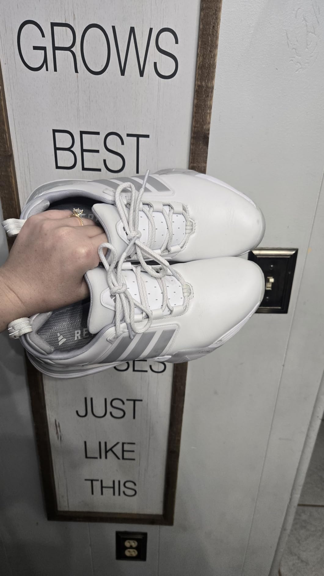 adidas Men's Adipower 26 Spikeless Golf Shoes customer photo 1