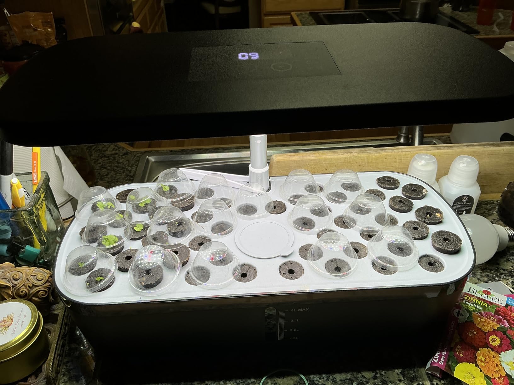 52 Pods Smart Hydroponics Growing System Indoor Herb Garden with Auto Timer customer photo 1