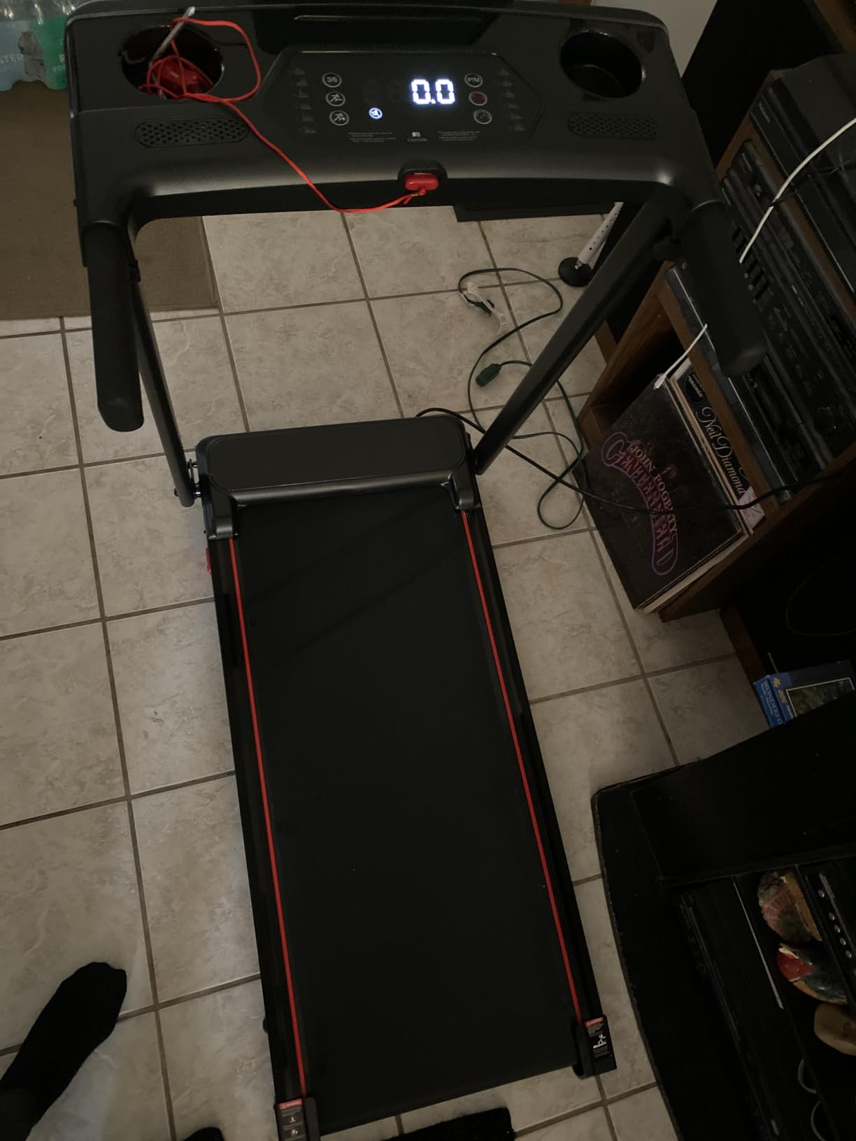 Foldable Treadmills for Home, 3-in-1 Walking Treadmill with Incline Handle Bar, 300LBS Capacity, 3.0HP Quiet Brushless, Small Treadmills for Small Spaces FutureGlide customer photo 1