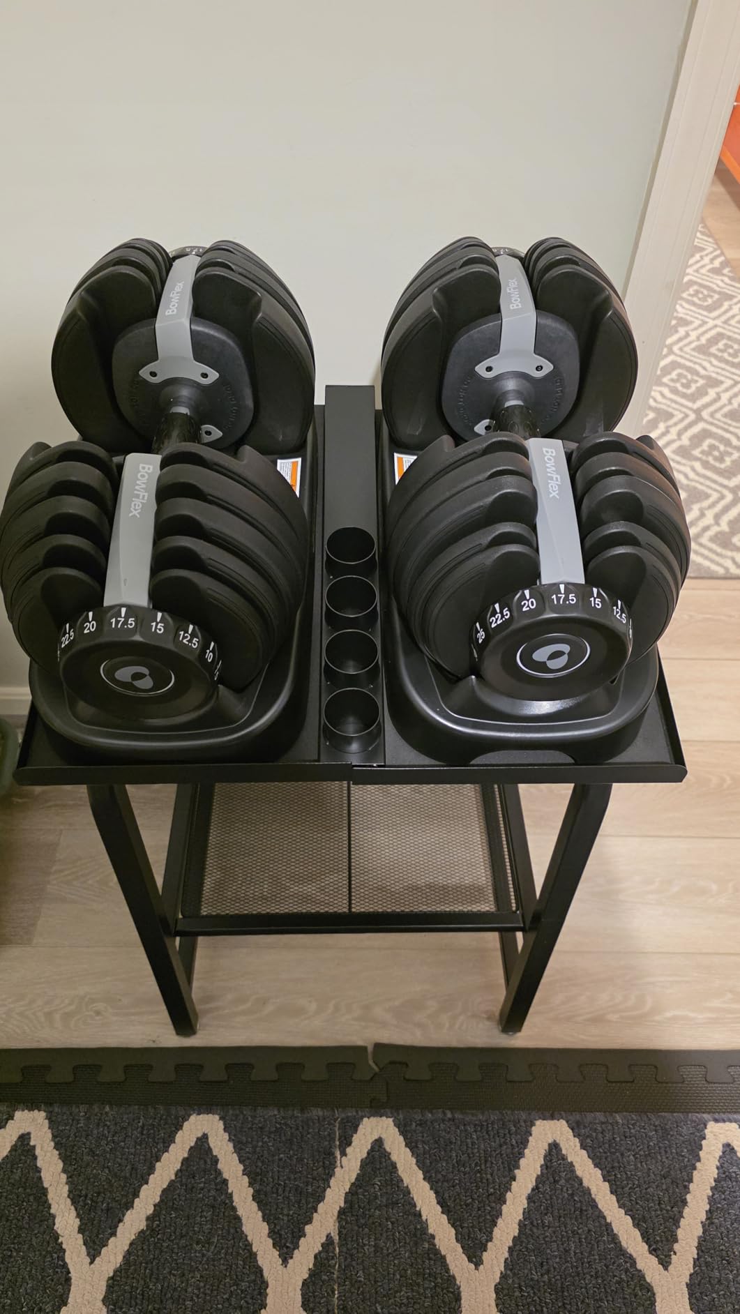 Dumbbell Rack Only Weight Stand Fits For Adjustable Weight 500lbs Load up Heavy Duty Kettlebell Stand for Home Gym customer photo 2