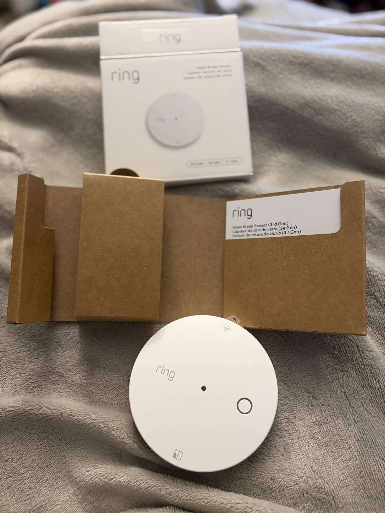 Ring Sensors: Glass Break Sensor (newest model) – Instant notifications, on Amazon Sidewalk, no base station needed, Pro Monitoring (sold separately), 2-pack customer photo 2
