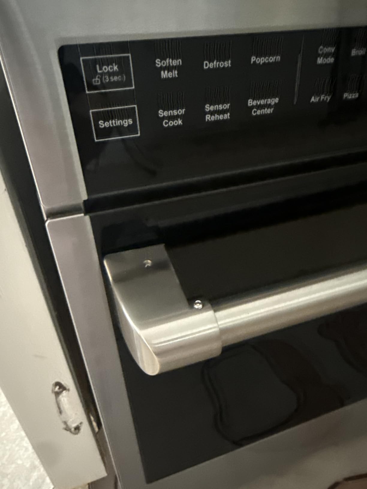 AAOBOSI 24 Inch Built in Microwave Oven,1.6 Cu.Ft Wall Microwave Convection Ovens Air Fryer Combos, 1000Watt Power Sensor&Auto Cook, 10 Cooking Modes, Drop Down Door,Stainless Steel customer photo 1