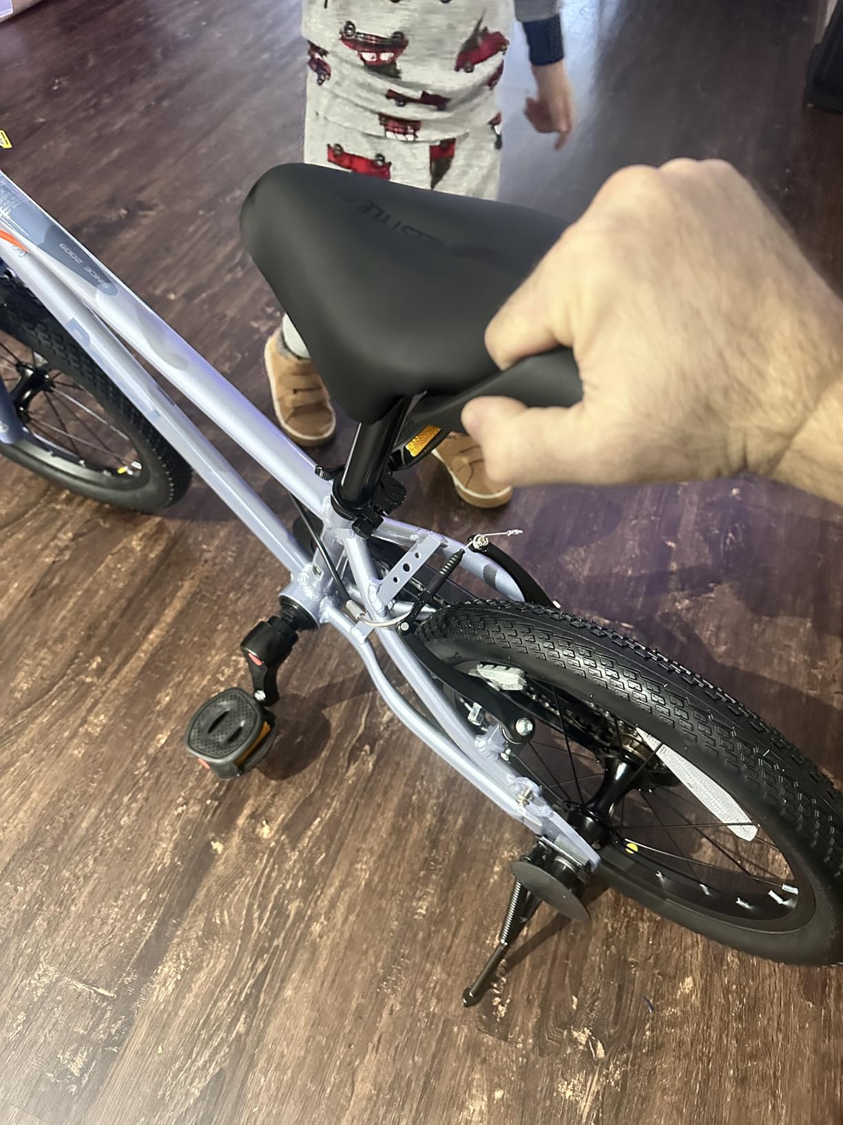 RoyalBaby EZ-Pro Kids Bike, Lightweight Aluminum 2-in-1 Balance to Pedal Bike with One-Key Switch, 14 16 18 20 Inch for Age 3-10 Years customer photo 1