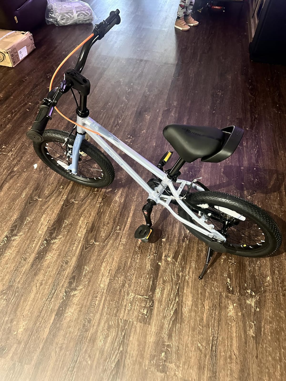 RoyalBaby EZ-Pro Kids Bike, Lightweight Aluminum 2-in-1 Balance to Pedal Bike with One-Key Switch, 14 16 18 20 Inch for Age 3-10 Years customer photo 2