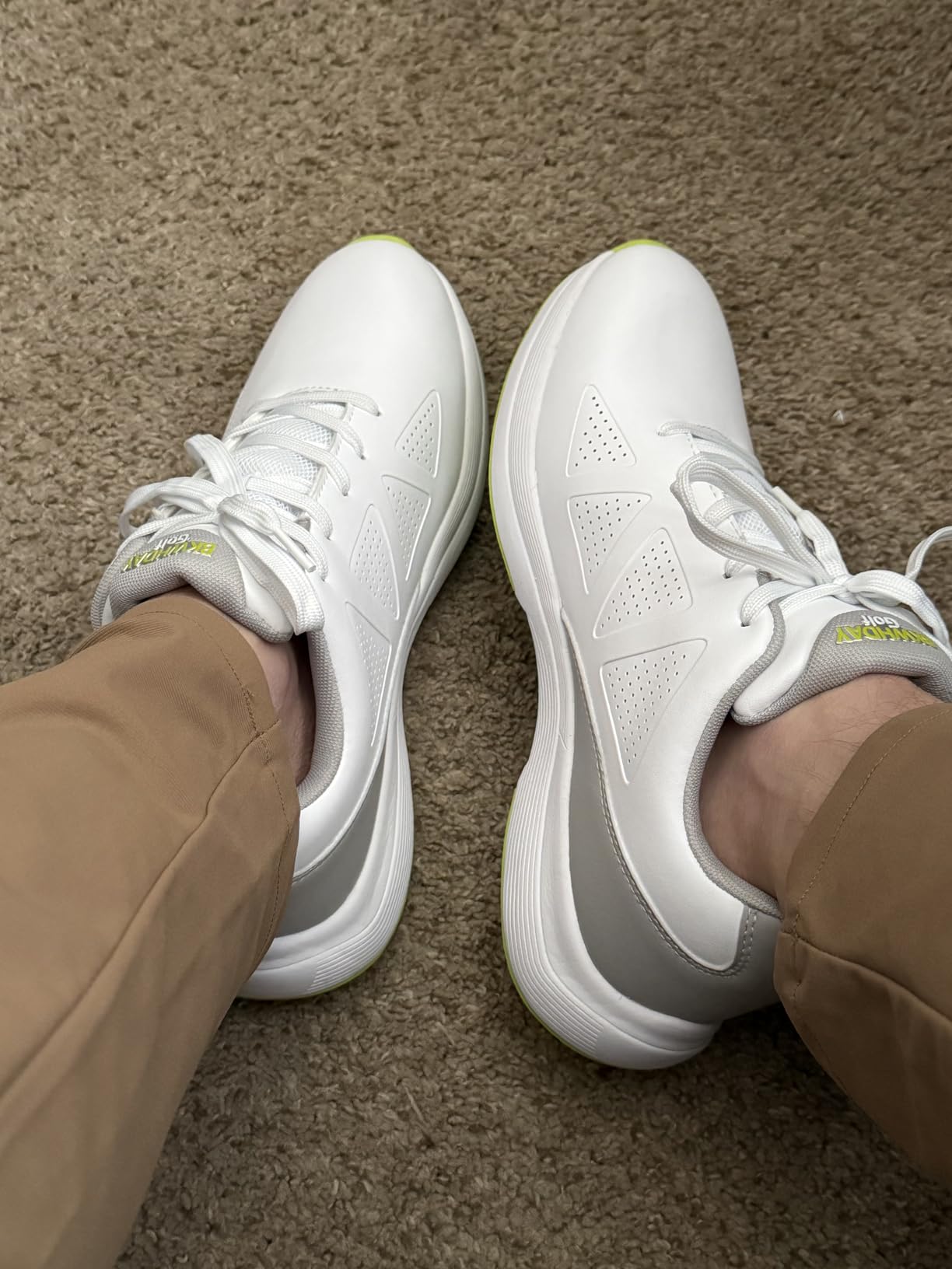 Golf Shoes Men Spikeless Lightweight Mens Golf Shoe customer photo 1