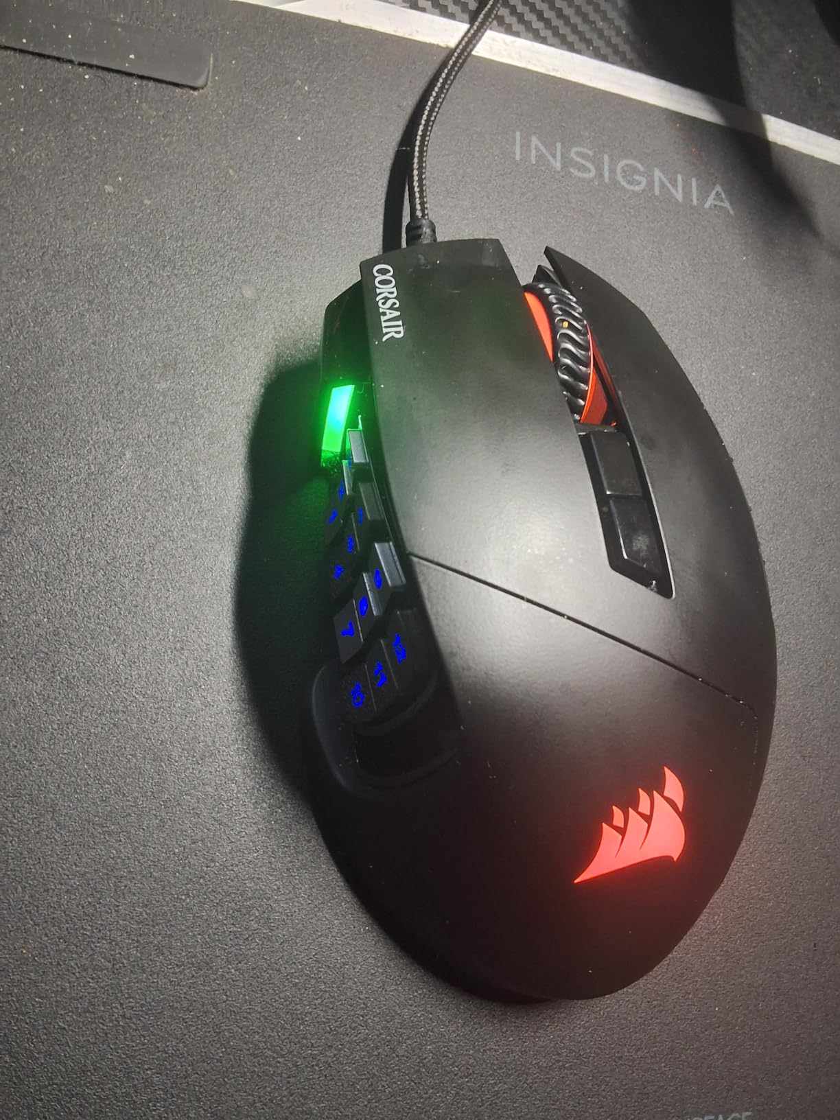 Corsair Scimitar RGB Elite Wired MMO MOBA PC Gaming Mouse – Black customer photo 1