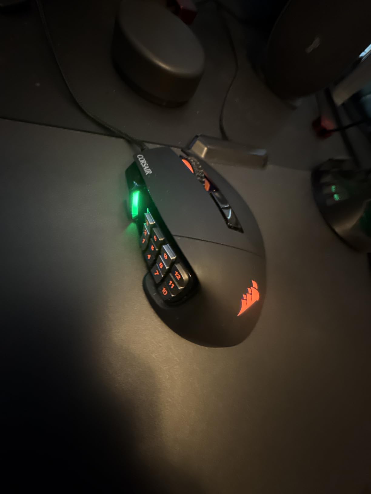 Corsair Scimitar RGB Elite Wired MMO MOBA PC Gaming Mouse – Black customer photo 2