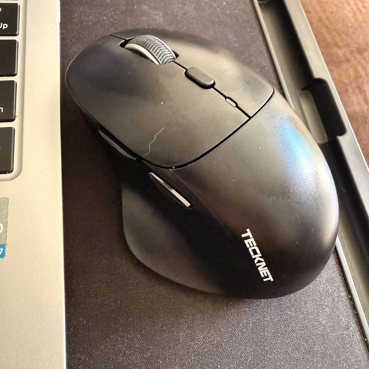 TECKNET Wireless Mouse Bluetooth 5.0/3.0 & 2.4G Rechargeable, Silent Clicks, Adjustable 4800 DPI, 6 Buttons, Ergonomic Design, Bluetooth Mouse for Laptop, Computer, ipad customer photo 2