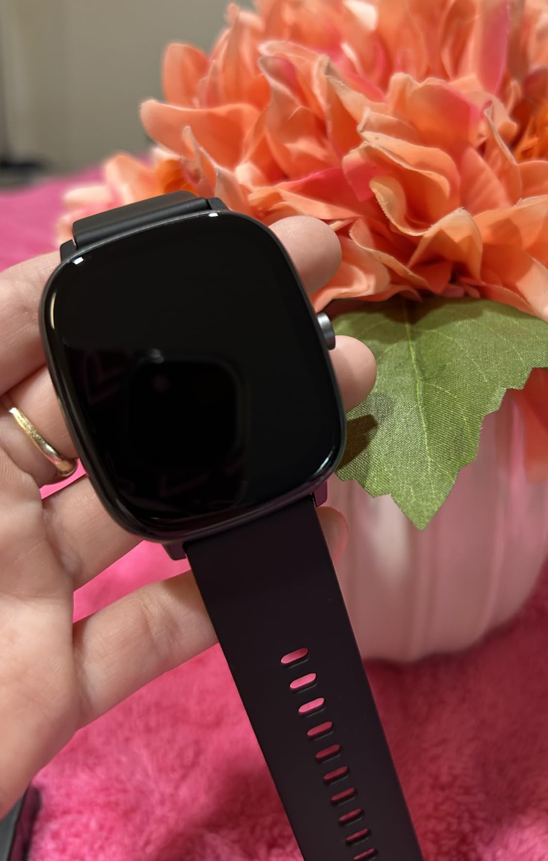 HUAKUA Smart Watch for Men Women with GPS Built-in Answer/Make Call Black, 1.95