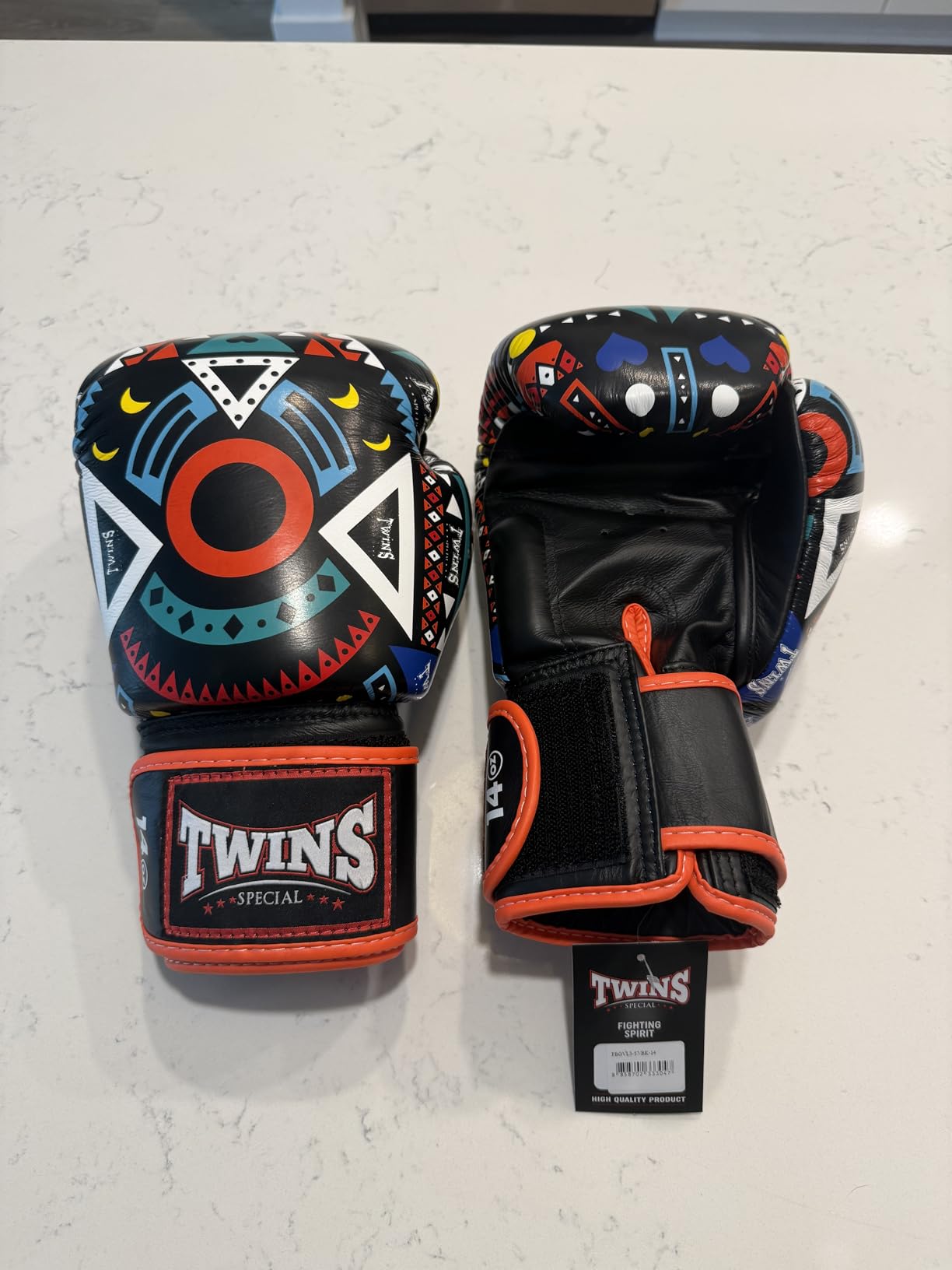Twins Special Muay Thai Boxing Gloves for MMA Kickboxing Workout Training Sparring 100% Authentic Genuine Leather customer photo 2