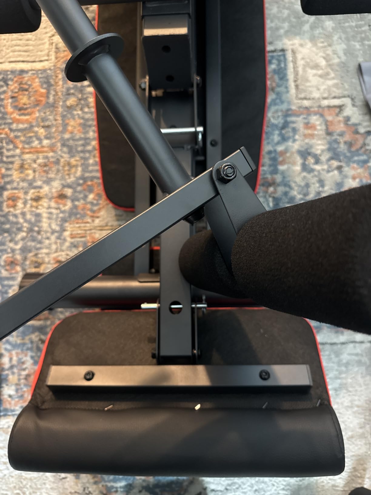 JOROTO Adjustable Weight Bench, Leg & Back Extension, Preacher Curl Bench customer photo 1