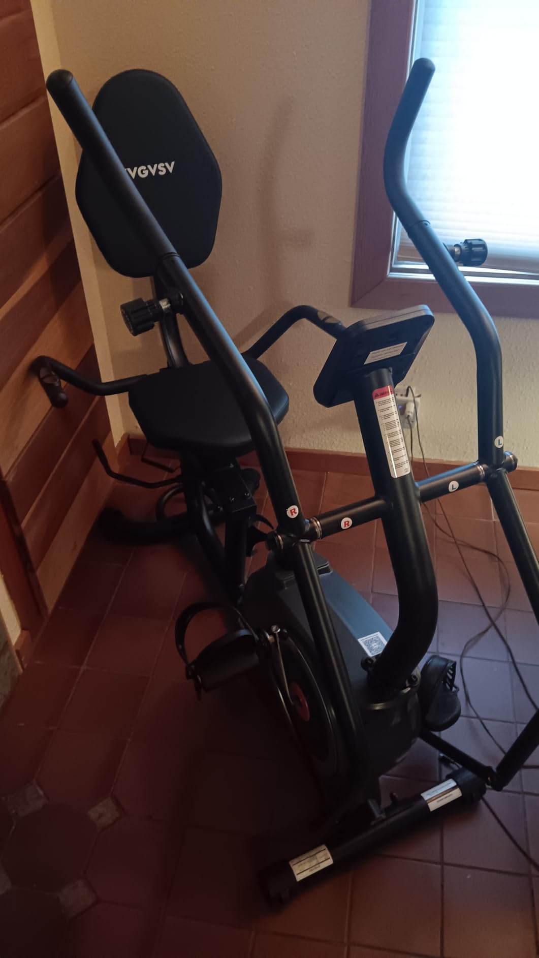 Recumbent Exercise Bike, Stationary Bike for Home with Arm Exercise customer photo 2