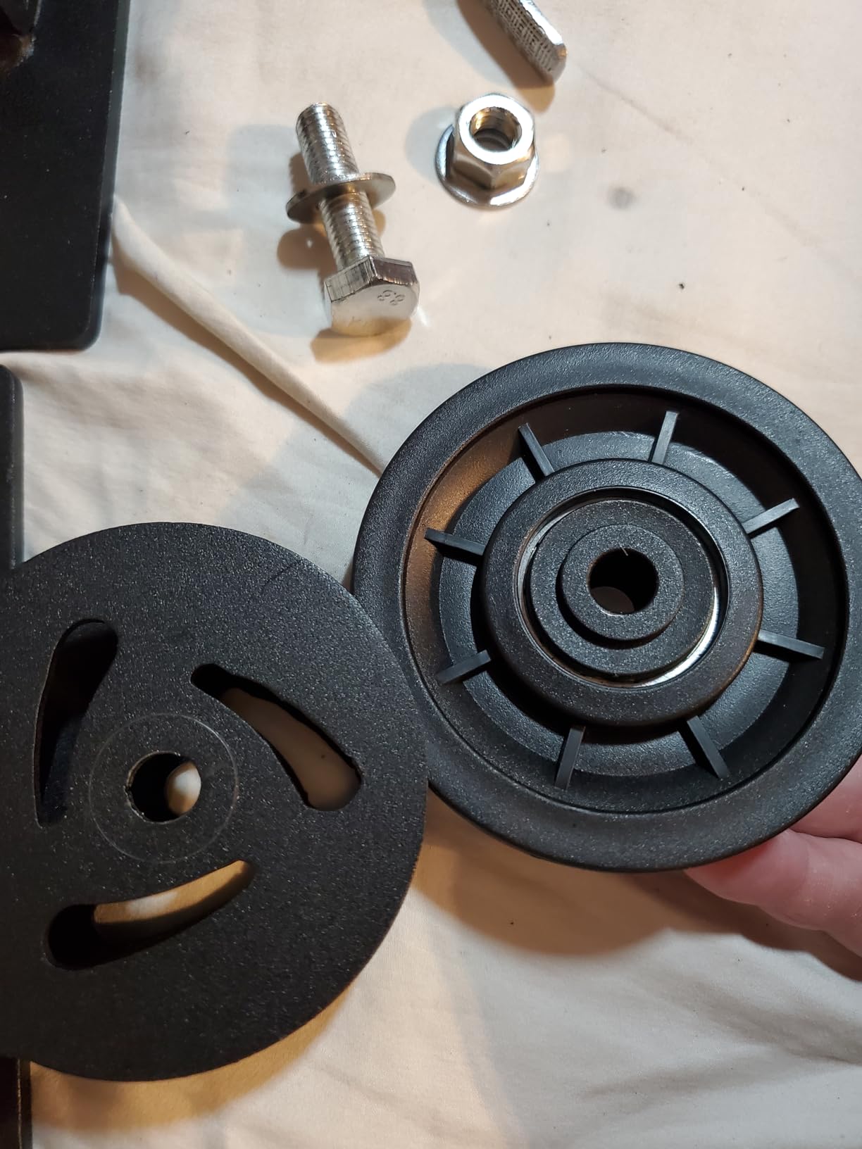 Soulchen Cable Pulley System for Squat Racks Power Rack Pulley Attachment Fits 1