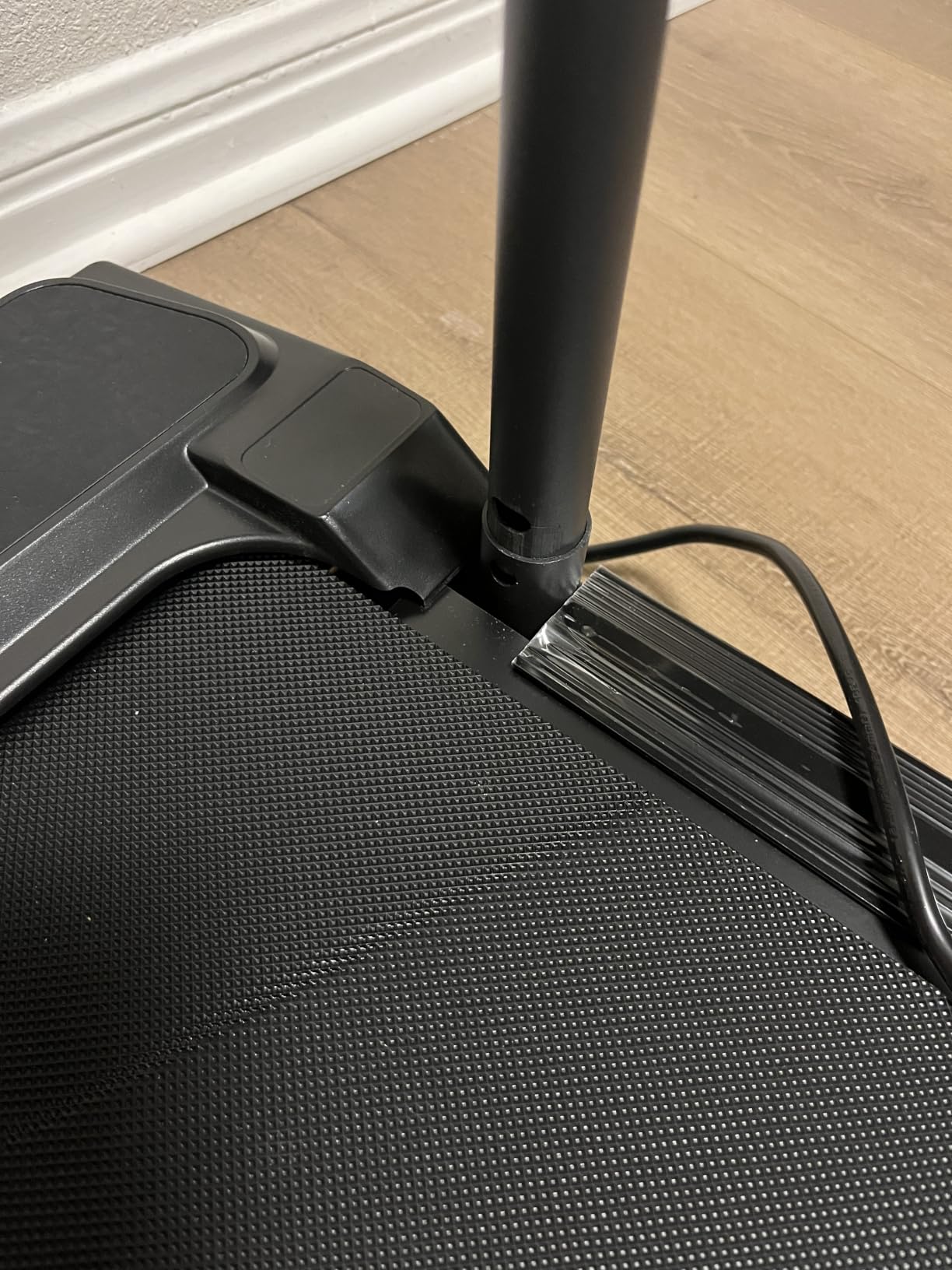 MCRG Portable Walking Pad Treadmill with Handle Bar Incline for Home Small, 3.5HP Electric Walking Pad Treadmill with Incline, Compact Mini Treadmill with Handles for Exercising, 0.6-10MPH, 400LBS customer photo 1