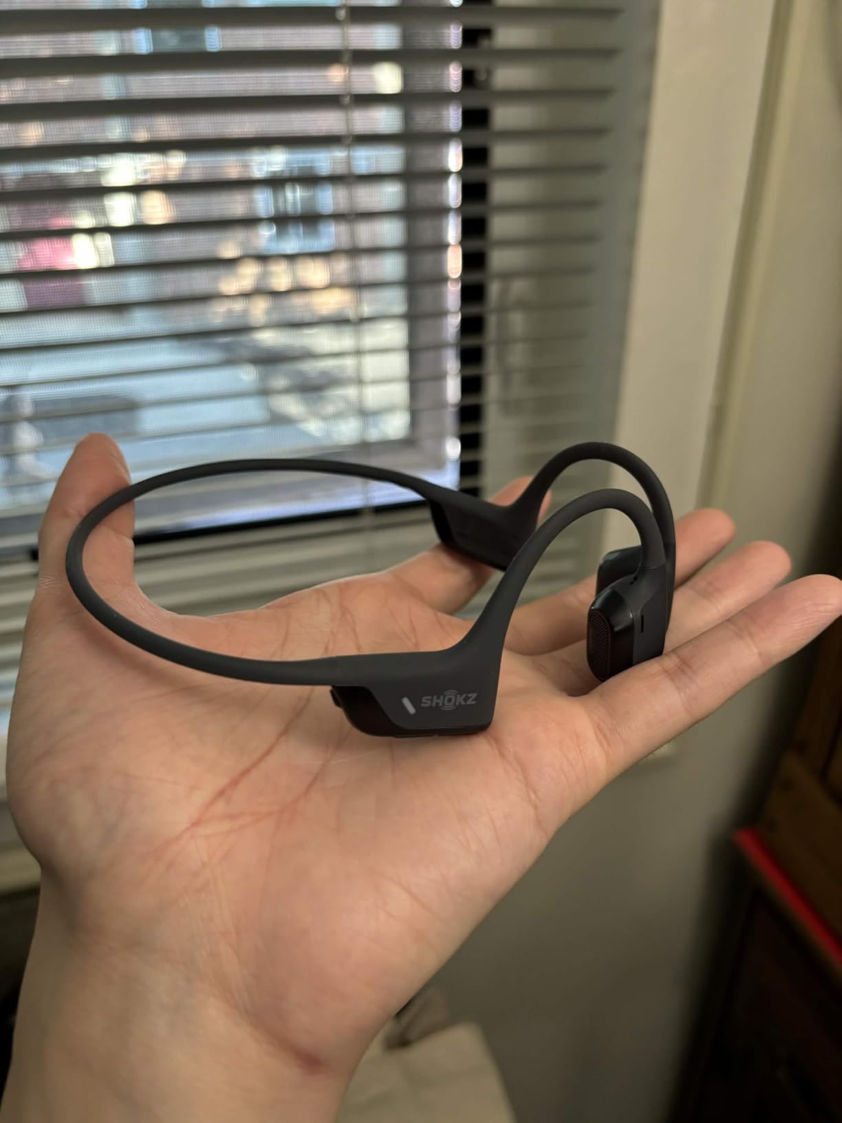 SHOKZ OpenRun Pro 2 Bone Conduction Headphone, Rose Gold, Free Gym Bag | Claim free Gym Bag; Amazon Exclusive Color; DualPitch premium sound; Smart Mic; IP55; 12H battery; Running/Cycling/Hiking customer photo 1
