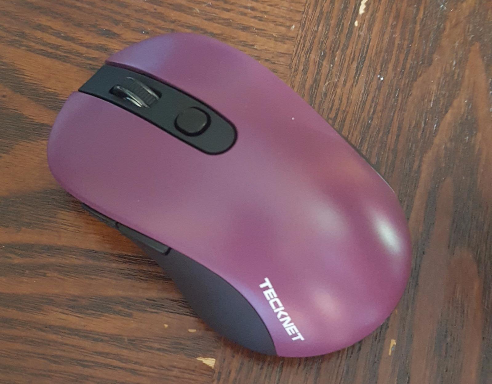 TECKNET 3-Device Portable Wireless Bluetooth Mouse for Laptop Black customer photo 1