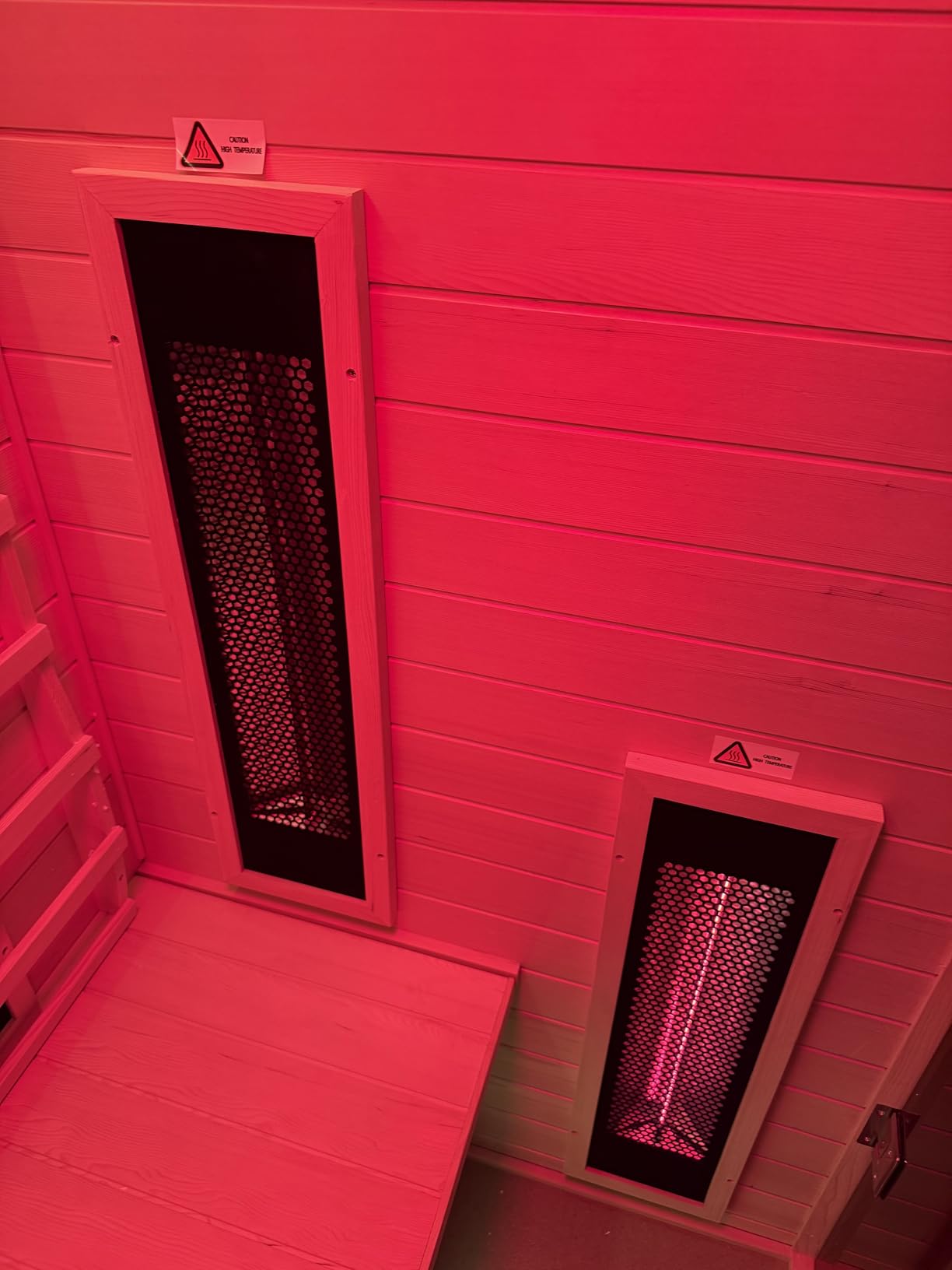 Ceramic Infrared Sauna 2 Person Infrared Sauna w/Red Light Therapy customer photo 2
