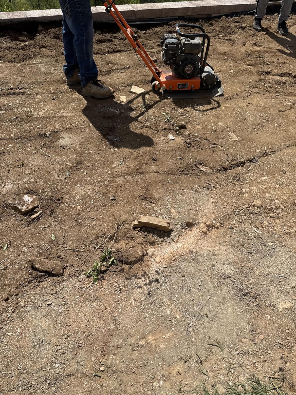 VEVOR Plate Compactor, 6.5 HP 196CC Gas Engine, 5700 VPM Vibrating Ground Rammer, 4047 lbs Compaction Force, 21 x 16 in Plate, Walk Behind Compactor for Paver Landscaping, Asphalt, Foundation, Soil customer photo 1